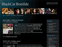 Tablet Screenshot of blackcatbonifide.com
